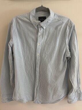 Daniel Hechter Pale Blue Oxford Button-Down Shirt